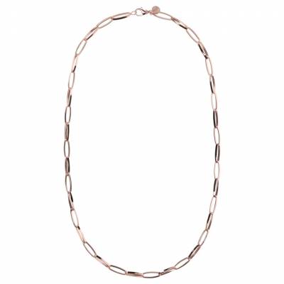 Collana Bronzallure a Catena in Golden Rose Placcato Oro Rosa