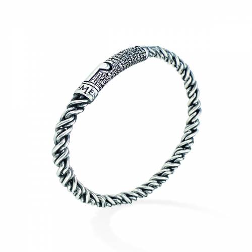 Bracciale Amen Pater Noster Argento Invecchiato