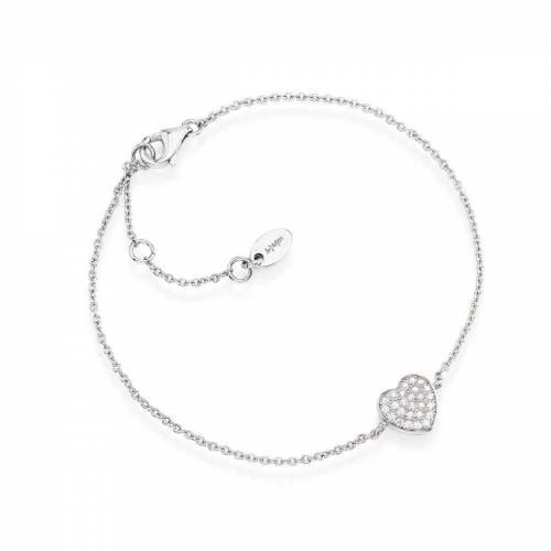 Bracciale Amen con Cuore di Zirconi