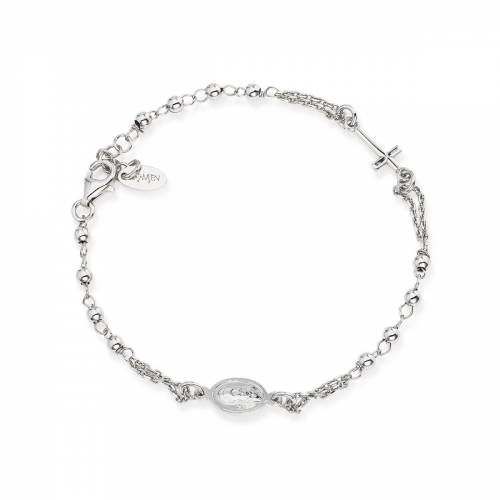 Bracciale Amen Rosario in argento