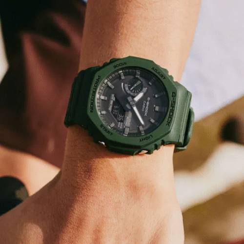 Orologio G-Shock Solar Verde con Quadrante Nero