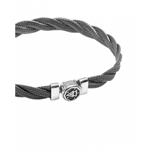 Bracciale Nove25 Treccia Piatta con Chiusura calamitata