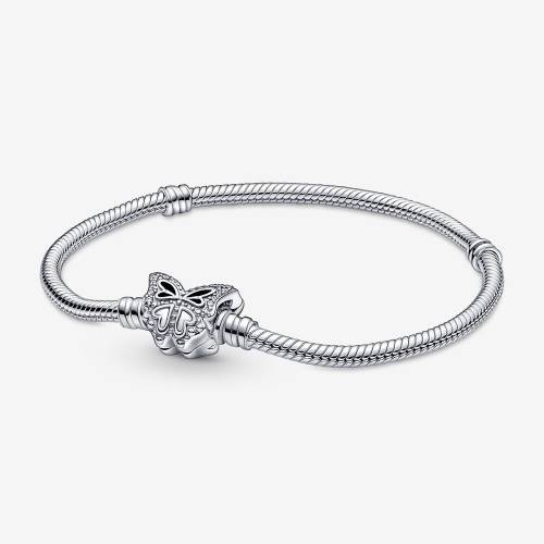 Bracciale Pandora con Chiusura a Farfalla