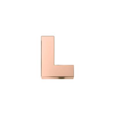 Elements lettera in Oro Rosa 18k