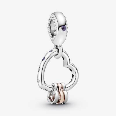 Charm Pandora Pendente Unione di cuori