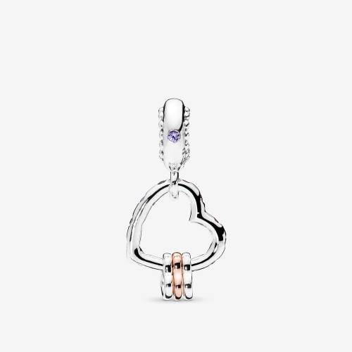 Charm Pandora Pendente Unione di cuori