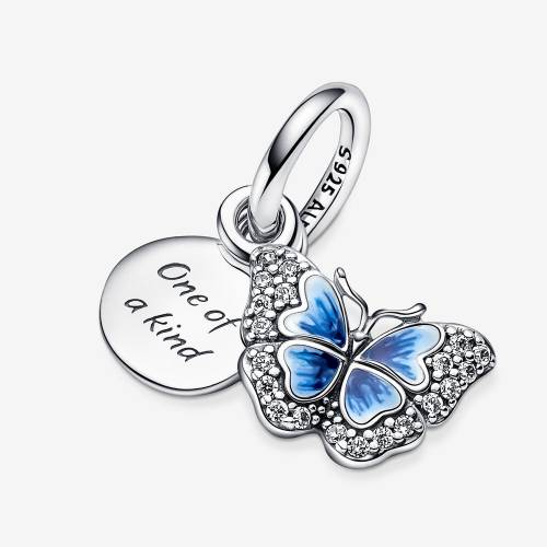 Charm Pandora Pendente Farfalla Blu