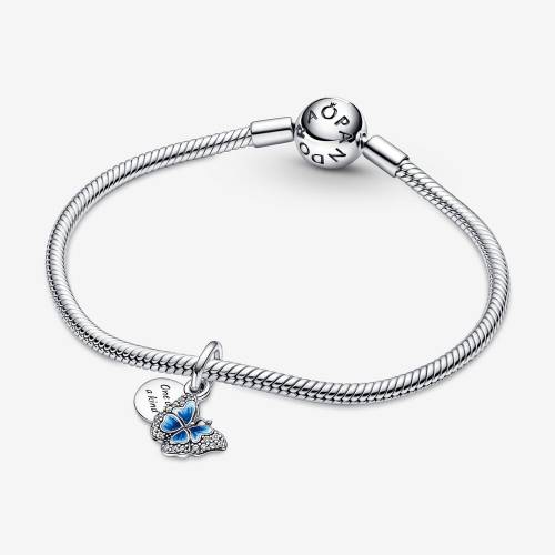 Charm Pandora Pendente Farfalla Blu