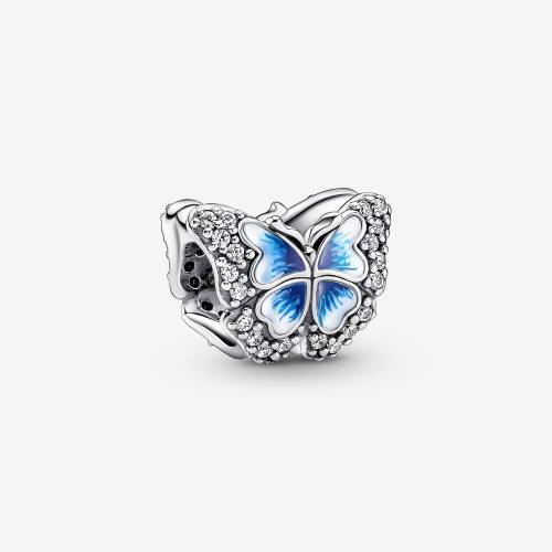 Charm Pandora Farfalla Blu Smaltata