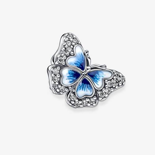 Charm Pandora Farfalla Blu Smaltata