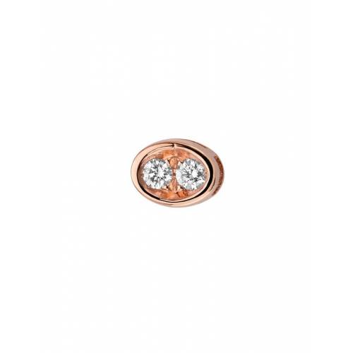 Elements Charm ovale in Oro rosa e diamanti