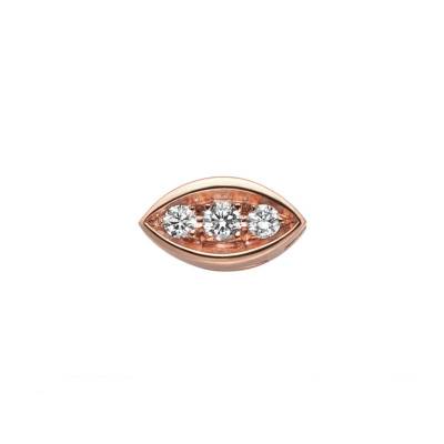 Elements Charm in Oro rosa 18k e Diamanti