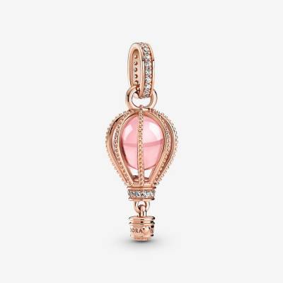 Charm Pandora pendente mongolfiera rosa