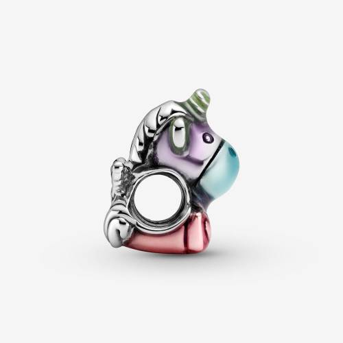 Charm Pandora Bruno l'unicorno arcobaleno