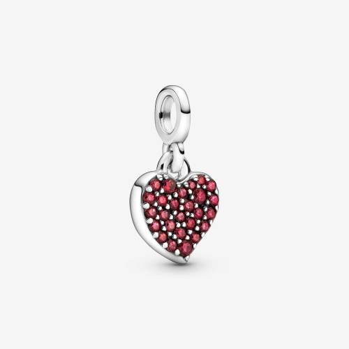 Charm Pandora ME Mini Pendente Cuore Rosso