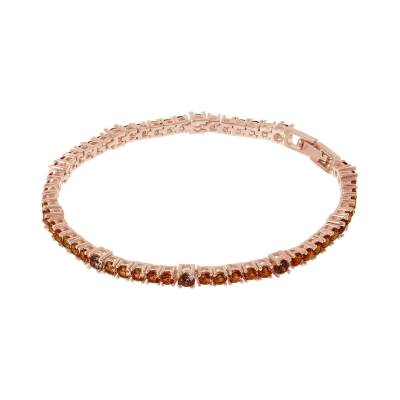 Bracciale Bronzallure Tennis Miss con zirconi colorati