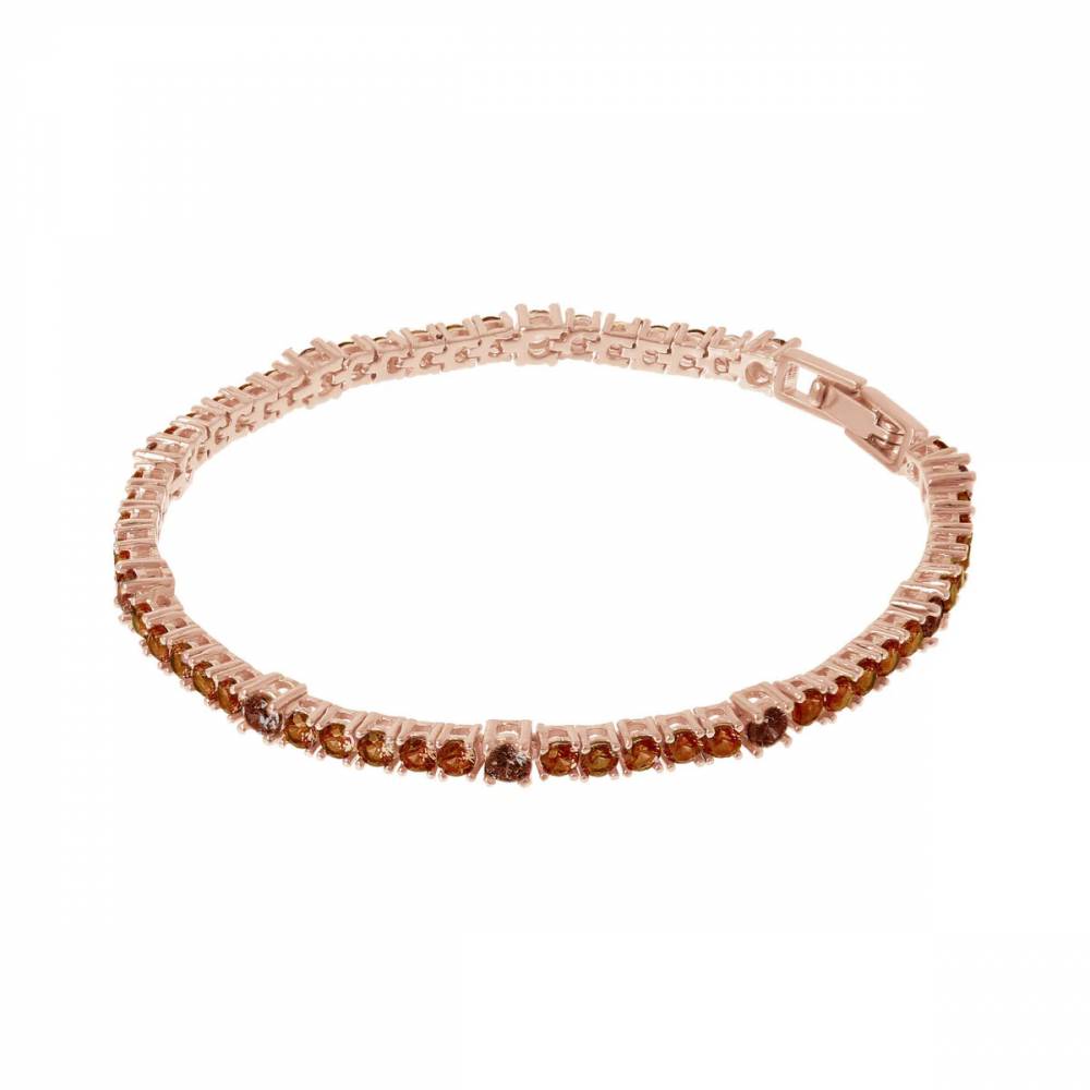 Bracciale Bronzallure Tennis Miss con zirconi colorati