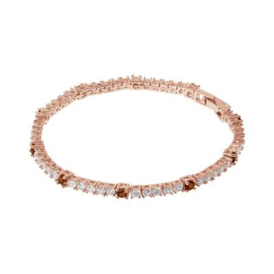 Bracciale Bronzallure Tennis Miss con zirconi colorati