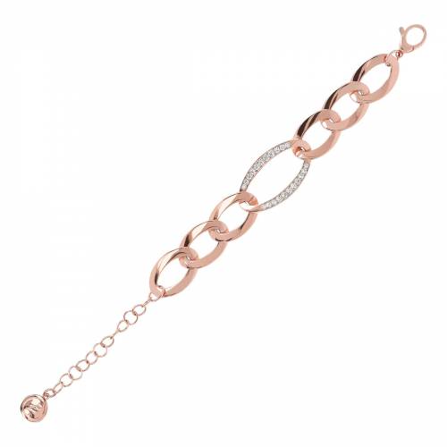 Bracciale Bronzallure con maglie ovali Cubic Zirconia