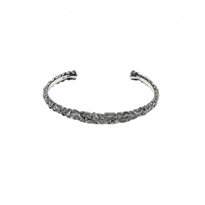 Bracciale Nove25 Rigido Foglie con Zirconia Cubica Verde