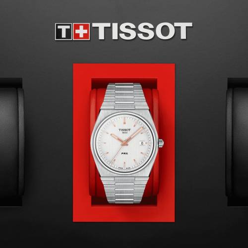 Tissot PRX argento quarzo T1374101103100