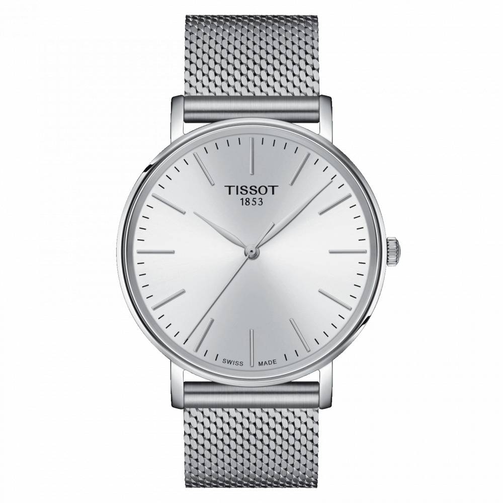 Orologio Tissot Every time Gent Silver con Maglia Milano