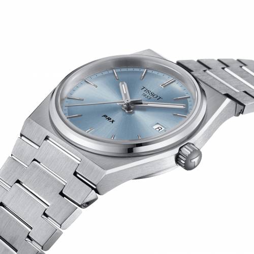 Tissot PRX 35 mm azzurro T1372101135100