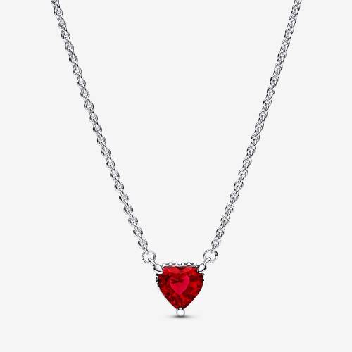 Collana Pandora Cuore Rosso