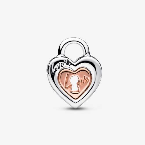 Charm Pandora Lucchetto Cuore "Love is love" Divisibile