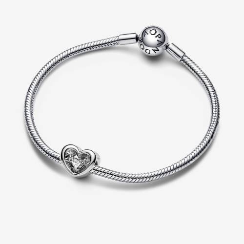 Charm Pandora Cuore Splendente con Pietra