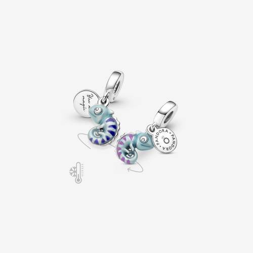 Charm Pandora Pendente Camaleonte Che Cambia Colore