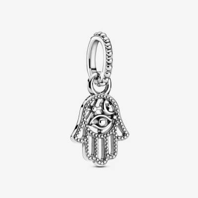 Charm Pandora Pendente Mano di Fatima Protettiva