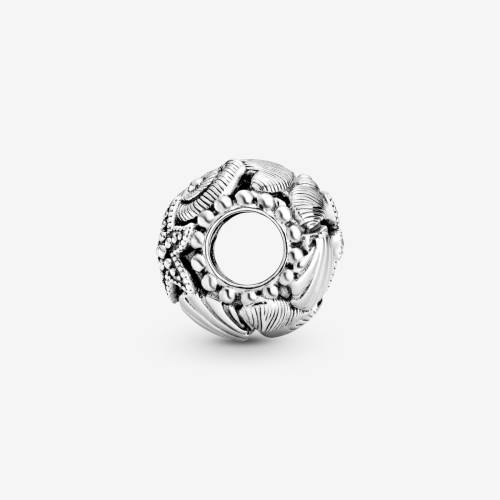 Pandora Charm openwork Stella Marina, Conchiglia e Cuore