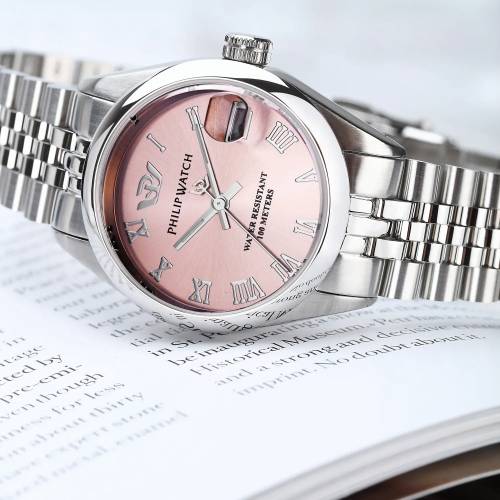 Philip Watch Caribe Donna Rosa con Numeri Romani