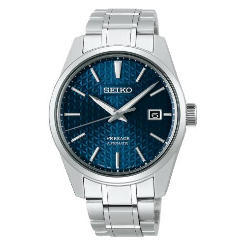 Orologio da uomo Seiko Presage Blu Automatico SPB167J1