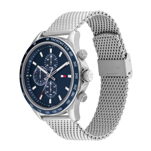 Tommy Hilfiger Orologio Blu con Maglia Milano