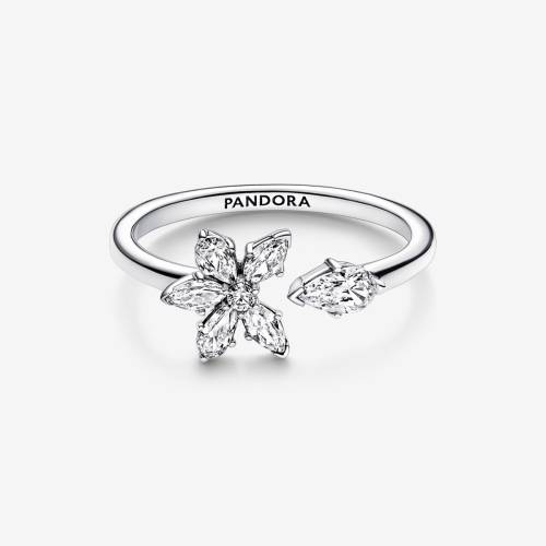 Pandora Anello Aperto Herbarium Fiore Luminoso