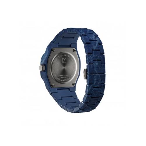 D1 Milano Orologio in Policarbonato Concrete Blu