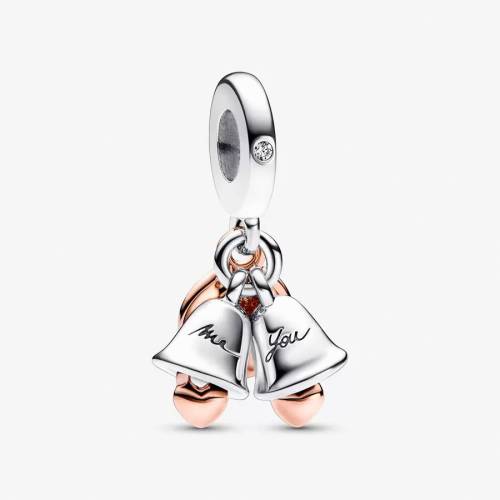 Pandora Charm Pendente Campane Nuziali "Just Married"