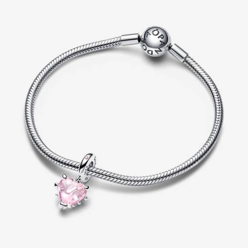 Pandora Charm Pendente Albero della Famiglia Rosa