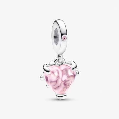 Pandora Charm Pendente Albero della Famiglia Rosa