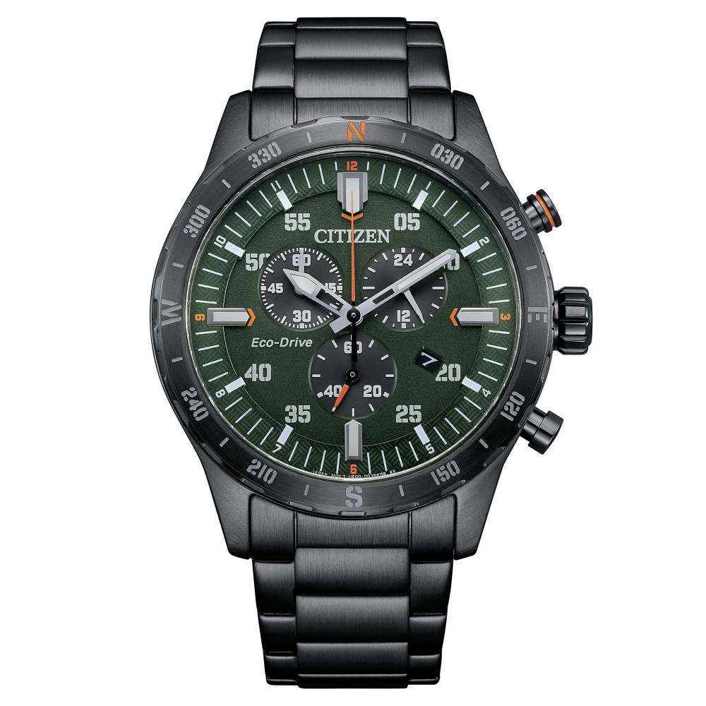 Orologio Citizen Cronografo OF Outdoor con Quadrante Verde