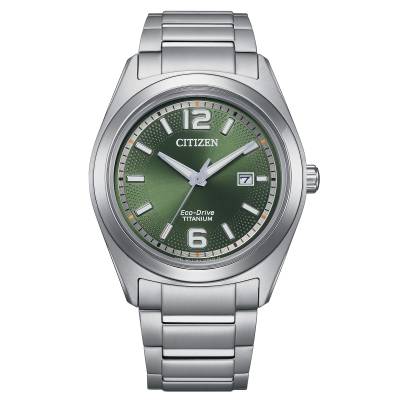 Orologio Citizen in Super Titanio con Quadrante Verde