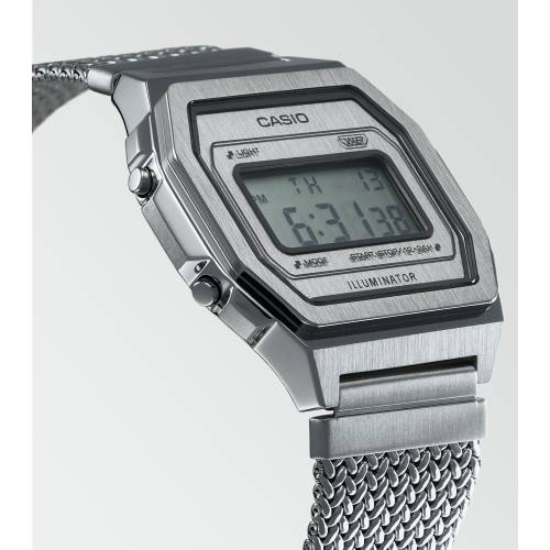 Orologio Casio Vintage in Acciaio con Maglia Milano