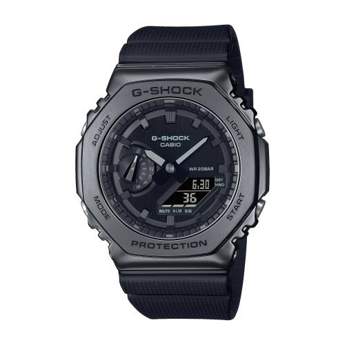 Orologio G-Shock da Uomo Con Cassa Ottagonale Brunita e Cinturino in Silicone