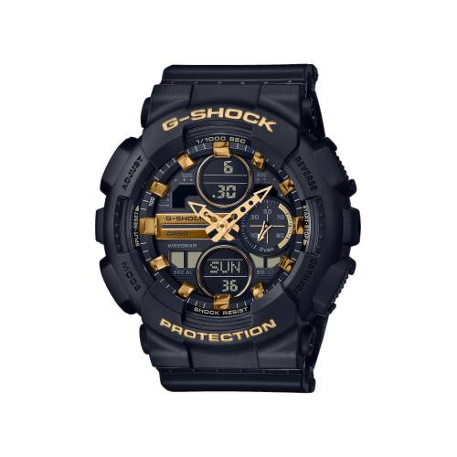 Orologio G-Shock Nero con Indici e Lancette Dorate