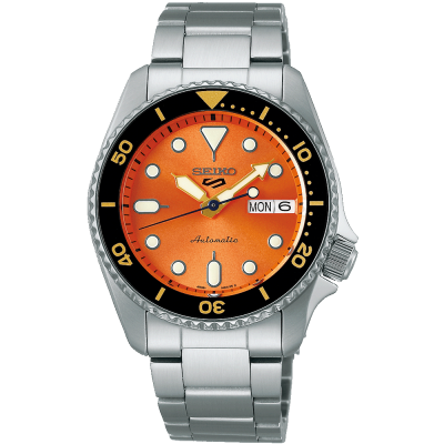 Orologio Seiko 5 Sports Automatico con Quadrante Arancio