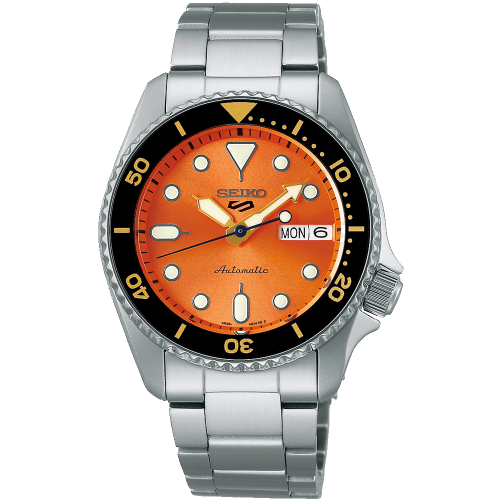 Orologio Seiko 5 Sports Automatico con Quadrante Arancio