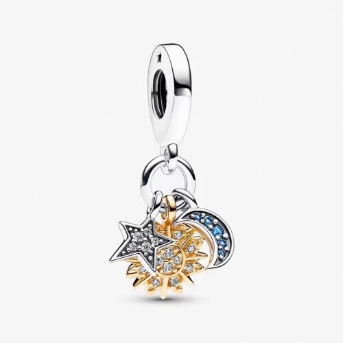 Pandora Charm Pendente Stella, Sole e Luna