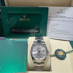 Orologio Rolex 126200 Silver Nuovo Like New 36 mm